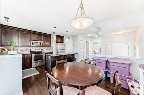 50 Elgin Meadows Park Se, Calgary, AB - Indoor Photo Showing Dining Room