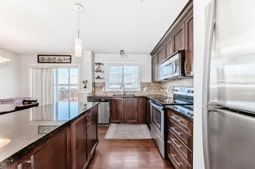 50 Elgin Meadows Park Se, Calgary, AB - Indoor Photo Showing Kitchen With Stainless Steel Kitchen With Upgraded Kitchen