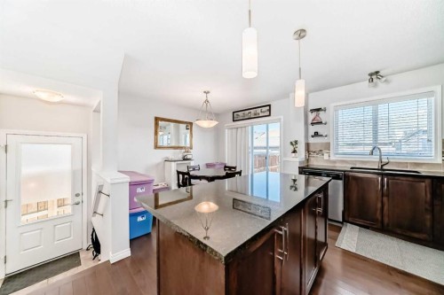 50 Elgin Meadows Park Se, Calgary, AB - Indoor Photo Showing Kitchen With Upgraded Kitchen