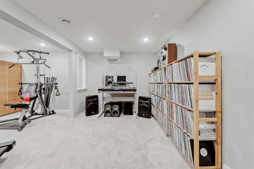 36 Mt Selkirk Close Se, Calgary, AB - Indoor Photo Showing Gym Room