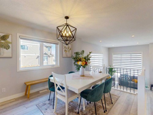 1842 Rangeview Drive Se, Calgary, AB - Indoor Photo Showing Dining Room
