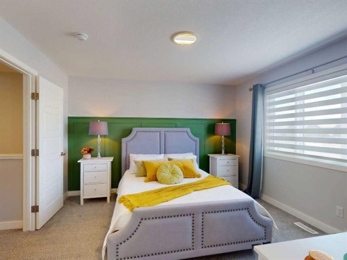 1842 Rangeview Drive Se, Calgary, AB - Indoor Photo Showing Bedroom