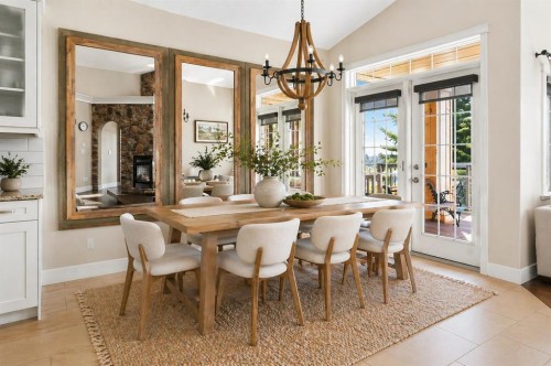 158 Hidden Creek Heights Nw, Calgary, AB - Indoor Photo Showing Dining Room
