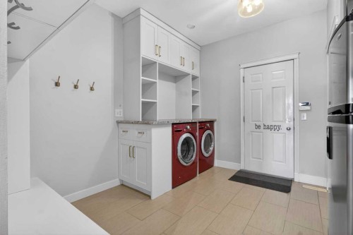 158 Hidden Creek Heights Nw, Calgary, AB - Indoor Photo Showing Laundry Room