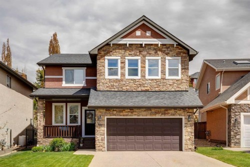 107 Aspen Stone Crescent Sw, Calgary, AB - Outdoor With Facade
