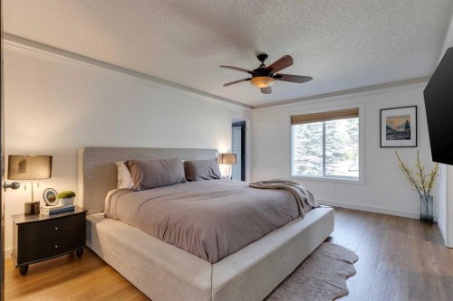 107 Aspen Stone Crescent Sw, Calgary, AB - Indoor Photo Showing Bedroom