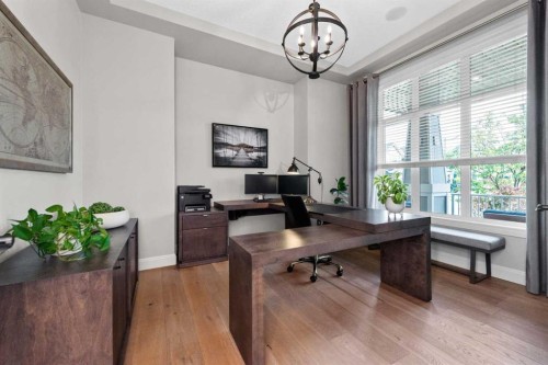 120 Elgin Estates View Se, Calgary, AB - Indoor Photo Showing Office