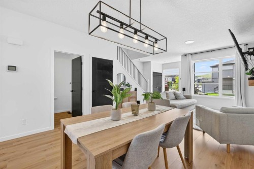 14 Wolf Creek Rise Se, Calgary, AB - Indoor Photo Showing Dining Room