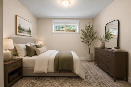 729 4 Street Nw, Calgary, AB - Indoor Photo Showing Bedroom