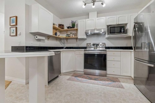 310-1631 28 Avenue Sw, Calgary, AB - Indoor Photo Showing Kitchen With Upgraded Kitchen