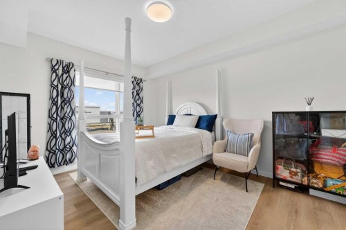 3208-20295 Seton Way Se, Calgary, AB - Indoor Photo Showing Bedroom