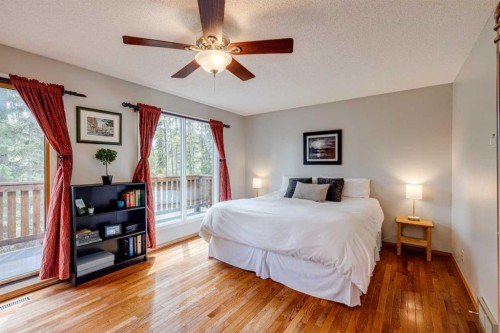 41 Elk Valley Crescent, Bragg Creek, AB - Indoor Photo Showing Bedroom