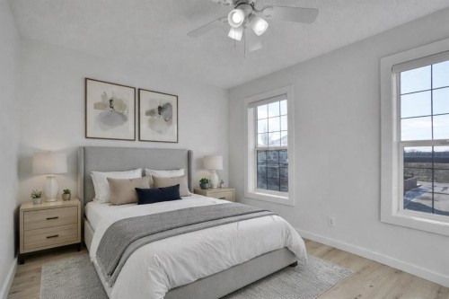 92 Prestwick Heath Se, Calgary, AB - Indoor Photo Showing Bedroom