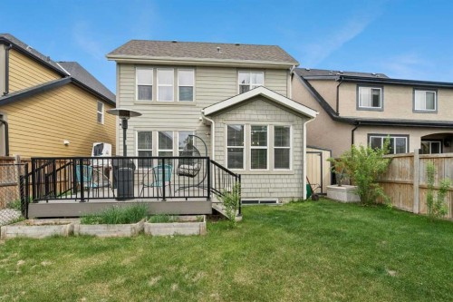 45 Mahogany Terrace Se, Calgary, AB - Outdoor With Deck Patio Veranda
