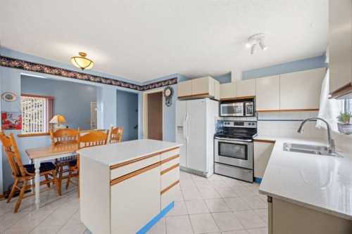 452 Manora Way Ne, Calgary, AB - Indoor Photo Showing Kitchen With Double Sink