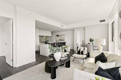 1808-310 12 Avenue Sw, Calgary, AB - Indoor Photo Showing Living Room