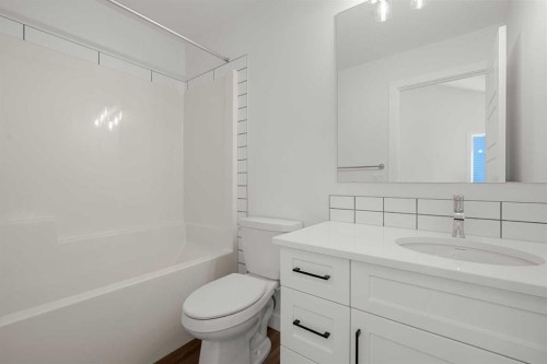 568 Buffaloberry Manor Se, Calgary, AB - Indoor Photo Showing Bathroom