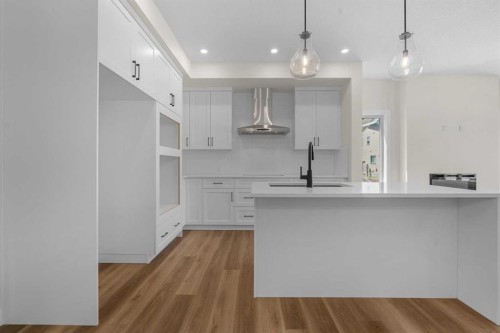 568 Buffaloberry Manor Se, Calgary, AB - Indoor Photo Showing Kitchen