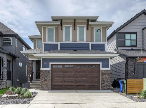 548 Cranbrook Gardens Se, Calgary, AB - Outdoor With Facade