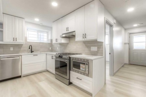 81 Coventry Circle Ne, Calgary, AB - Indoor Photo Showing Kitchen With Upgraded Kitchen