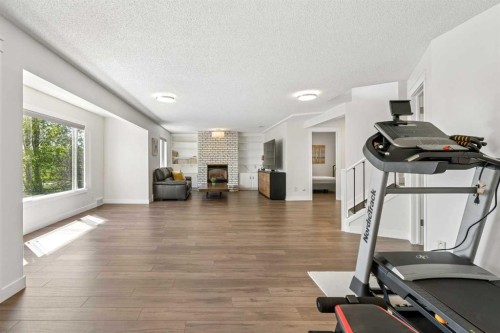 147 Hamptons Heath Nw, Calgary, AB - Indoor Photo Showing Gym Room