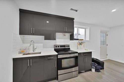 100 San Diego Green Ne, Calgary, AB - Indoor Photo Showing Kitchen With Stainless Steel Kitchen