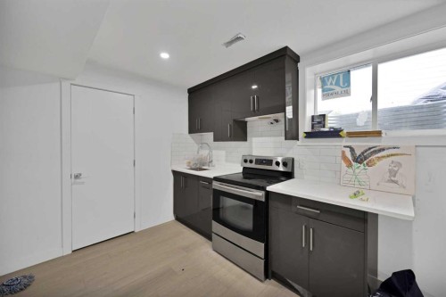 100 San Diego Green Ne, Calgary, AB - Indoor Photo Showing Kitchen With Stainless Steel Kitchen