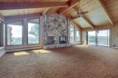 273167 Range Road 25, Rural Rocky View County, AB  - Indoor With Fireplace 