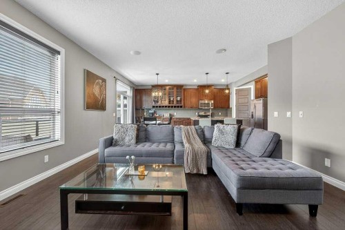 76 Rainbow Falls Boulevard, Chestermere, AB - Indoor Photo Showing Living Room