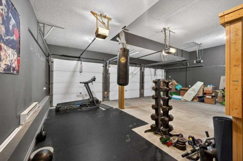 76 Rainbow Falls Boulevard, Chestermere, AB - Indoor Photo Showing Gym Room