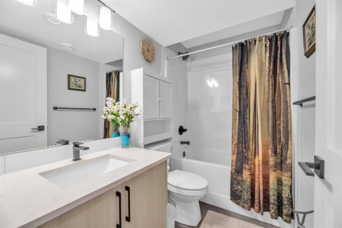 1098 Creekside Boulevard Sw, Calgary, AB - Indoor Photo Showing Bathroom