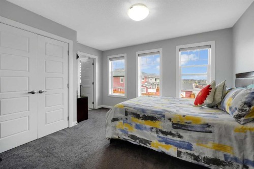 98 Red Sky Green Ne, Calgary, AB - Indoor Photo Showing Bedroom