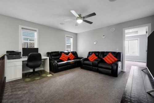 98 Red Sky Green Ne, Calgary, AB - Indoor Photo Showing Living Room