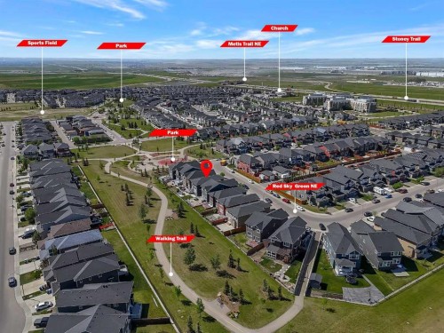 98 Red Sky Green Ne, Calgary, AB - Outdoor With View