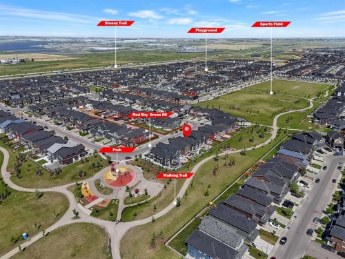 98 Red Sky Green Ne, Calgary, AB - Outdoor With View