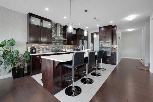 98 Red Sky Green Ne, Calgary, AB - Indoor Photo Showing Kitchen With Upgraded Kitchen