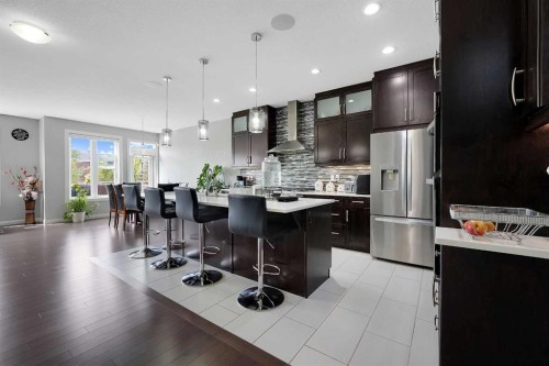 98 Red Sky Green Ne, Calgary, AB - Indoor Photo Showing Kitchen With Upgraded Kitchen