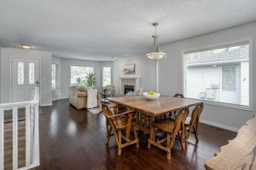 31-8 Riverview Circle, Cochrane, AB - Indoor With Fireplace