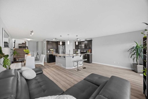 249 Auburn Meadows Place Se, Calgary, AB - Indoor Photo Showing Living Room