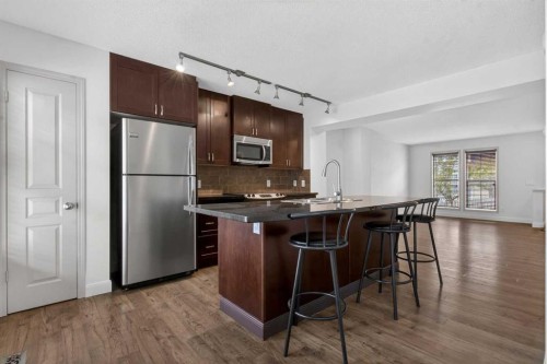 128 Auburn Bay Common Se, Calgary, AB - Indoor Photo Showing Kitchen With Stainless Steel Kitchen