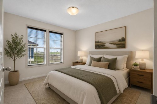 128 Auburn Bay Common Se, Calgary, AB - Indoor Photo Showing Bedroom