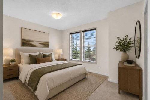 128 Auburn Bay Common Se, Calgary, AB - Indoor Photo Showing Bedroom