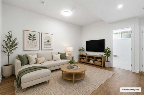 9993 Huxbury Drive Ne, Calgary, AB - Indoor Photo Showing Living Room