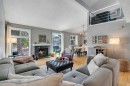 12 Oakvale Place Sw, Calgary, AB  - Indoor Photo Showing Living Room With Fireplace 