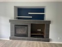 681 Evermeadow Road Sw, Calgary, AB  - Indoor With Fireplace 