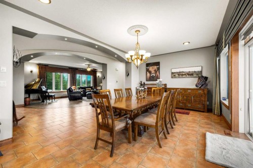 28125 Highway 587, Rural Red Deer County, AB - Indoor Photo Showing Dining Room