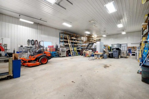 28125 Highway 587, Rural Red Deer County, AB - Indoor Photo Showing Garage