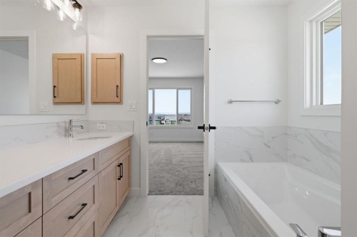 731 Langley Terrace Se, Airdrie, AB - Indoor Photo Showing Bathroom