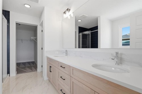 731 Langley Terrace Se, Airdrie, AB - Indoor Photo Showing Bathroom