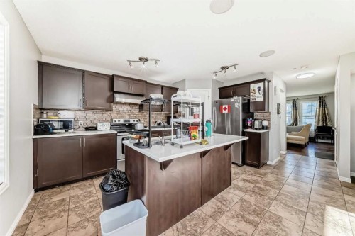 16 Skyview Springs Road Ne, Calgary, AB - Indoor Photo Showing Kitchen With Upgraded Kitchen
